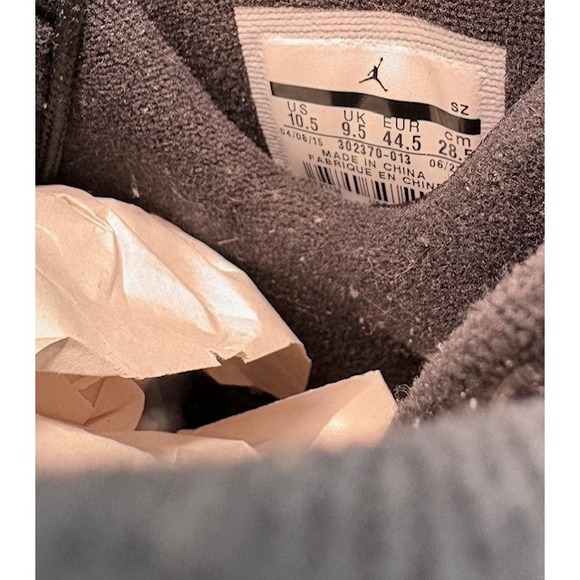 Jordan 9 Retro Anthracite Black Grey 302370-013 Mens sneakers size 10.5 - Picture 8 of 8